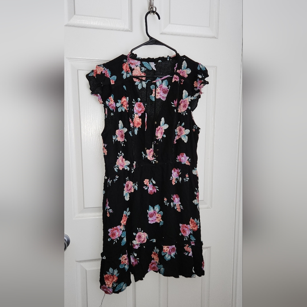 Floral Dress Xl